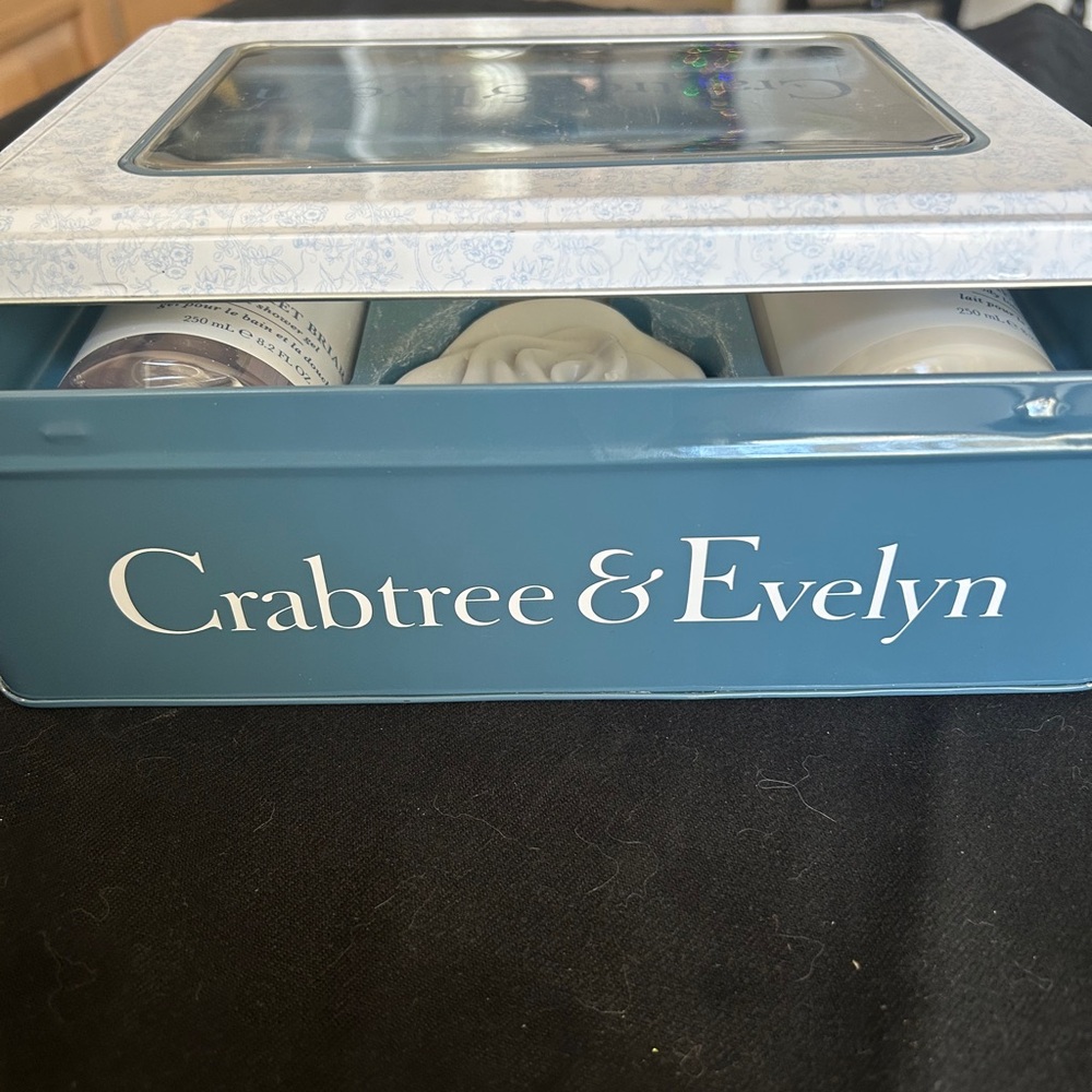 Crabtree & Evelyn Nantucket Blue Tin Gift Set